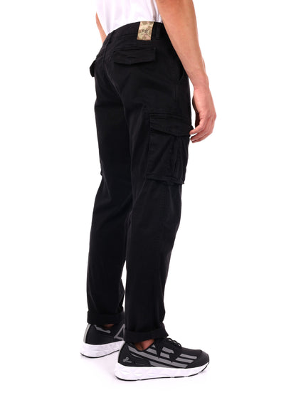 PANTALONE MOVIOLA CARGO+CATENA FB DA UOMO NERO