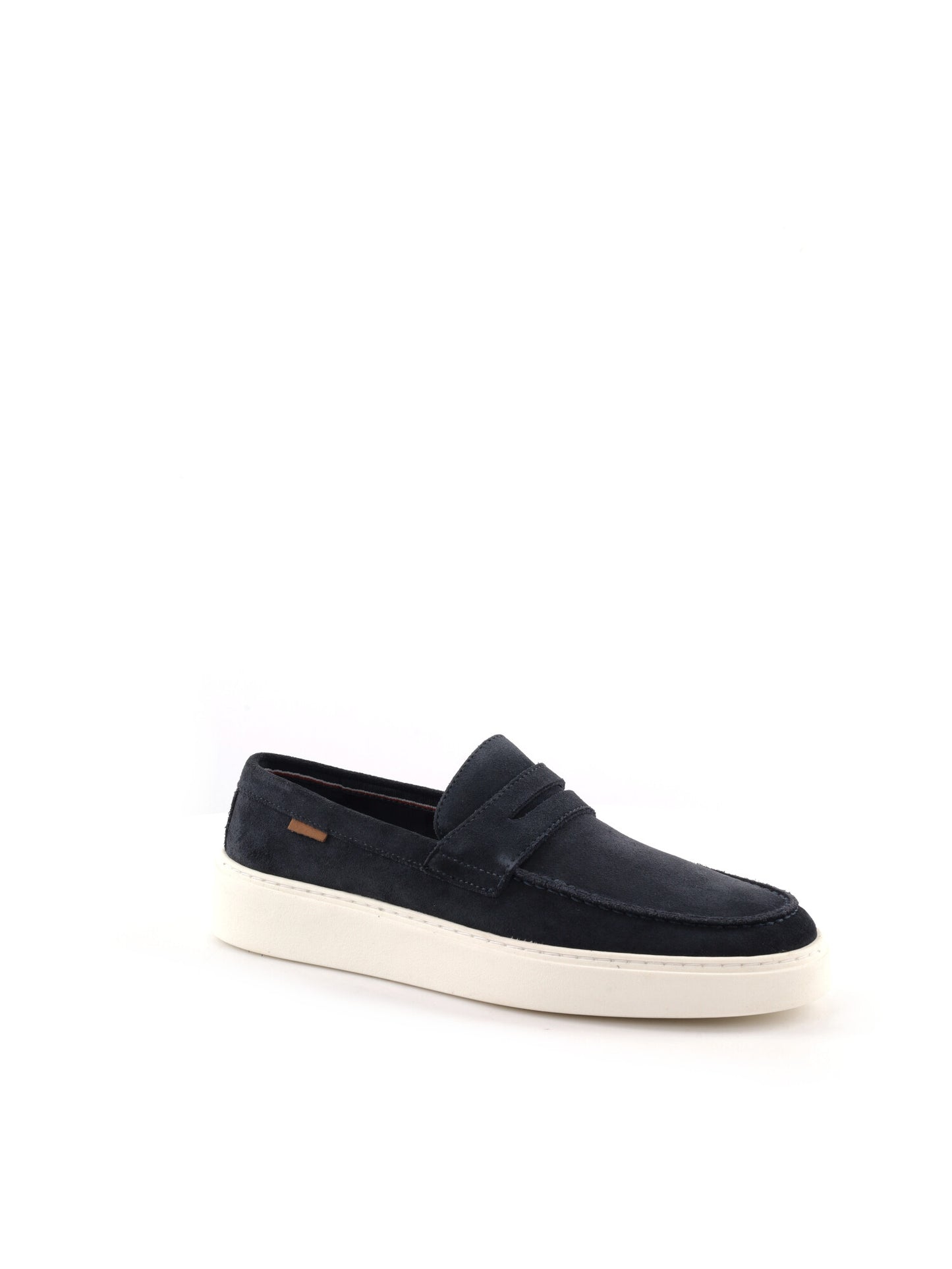Vueva mocassini da uomo in camoscio blu casual
