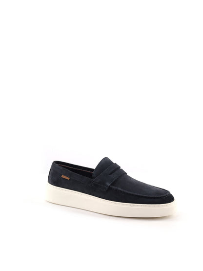 Vueva mocassini da uomo in camoscio blu casual