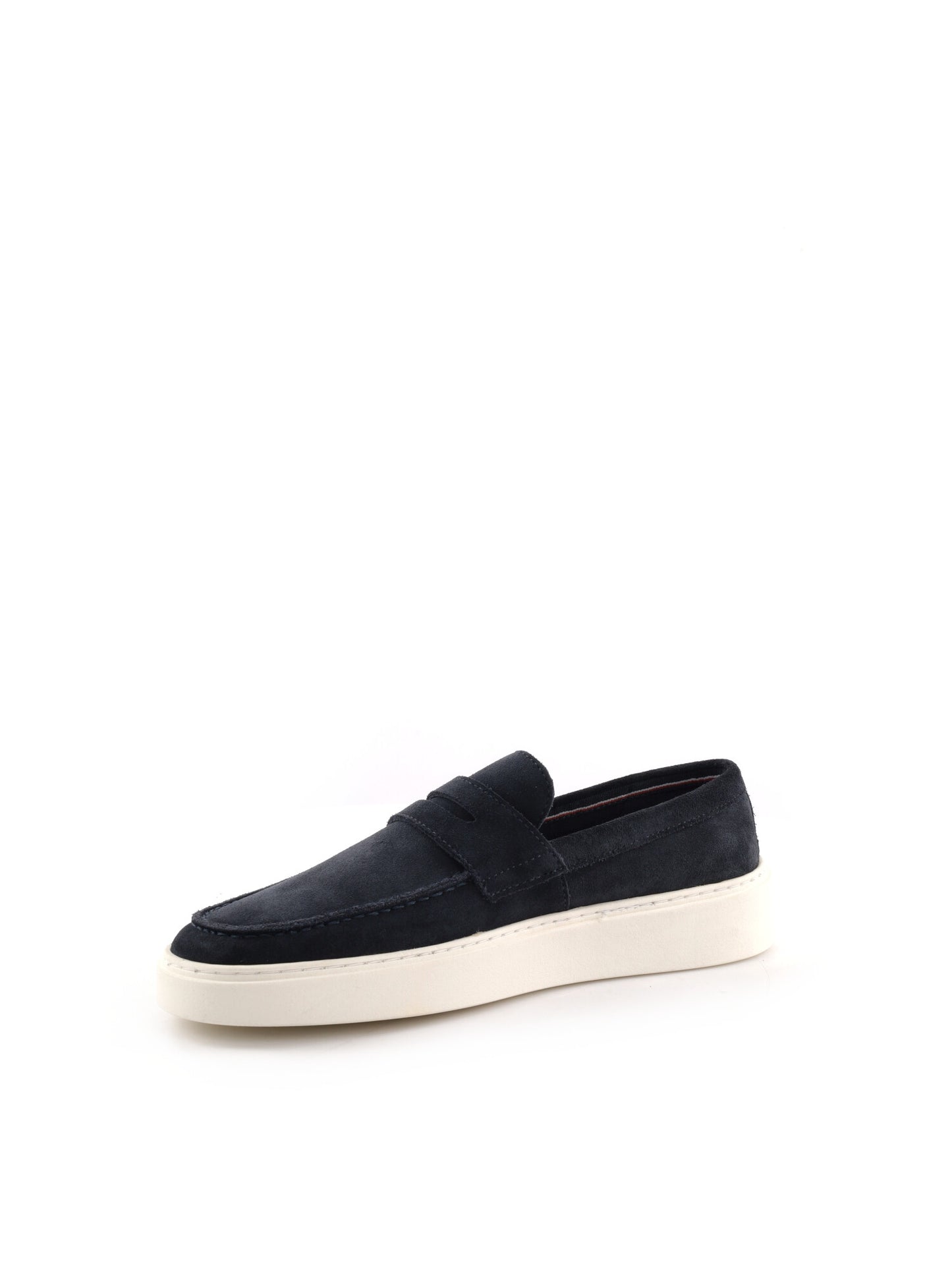 Vueva mocassini da uomo in camoscio blu casual