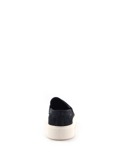 Vueva mocassini da uomo in camoscio blu casual