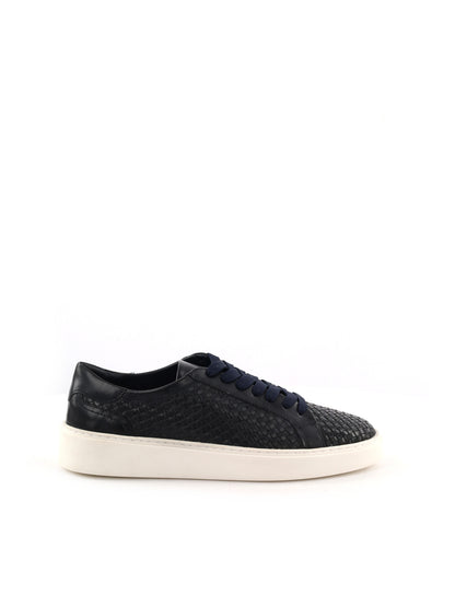 Sneakers Vueva stringate da uomo in blu navy casual