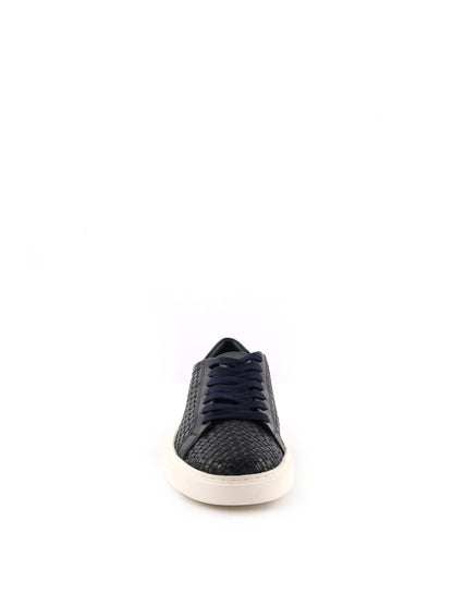 Sneakers Vueva stringate da uomo in blu navy casual