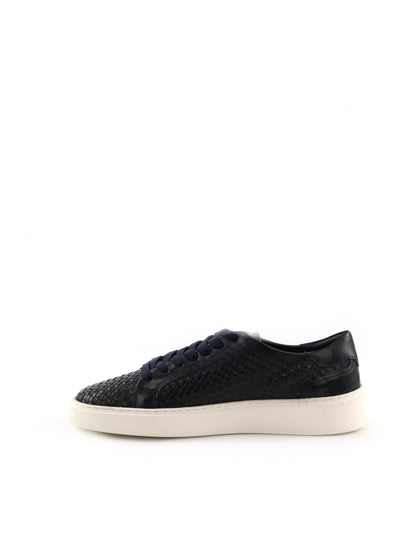 Sneakers Vueva stringate da uomo in blu navy casual