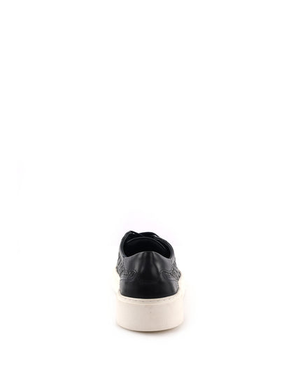 Sneakers Vueva stringate da uomo in blu navy casual