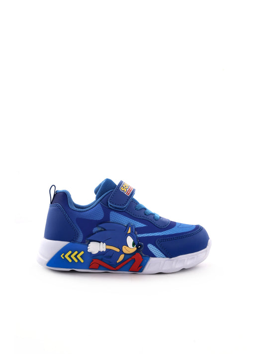 Sneakers Sonic slip on blu per bambino e bambina