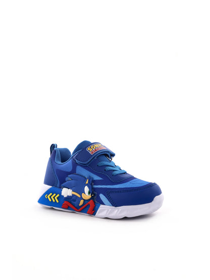 Sneakers Sonic slip on blu per bambino e bambina
