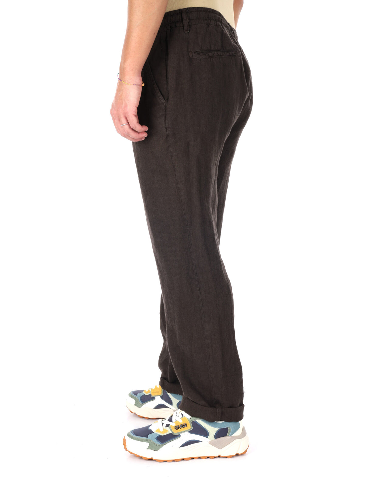 F.b. pantalaccio lin pantalone da uomo moro