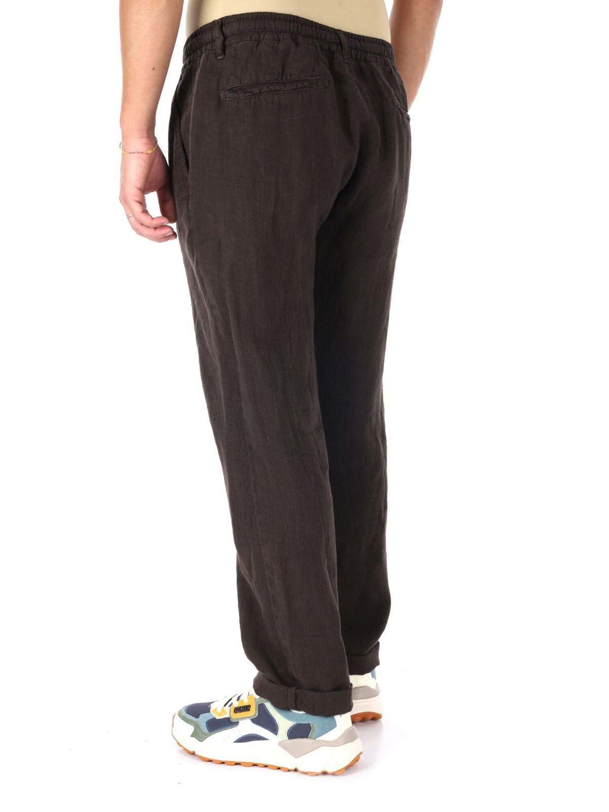 F.b. pantalaccio lin pantalone da uomo moro