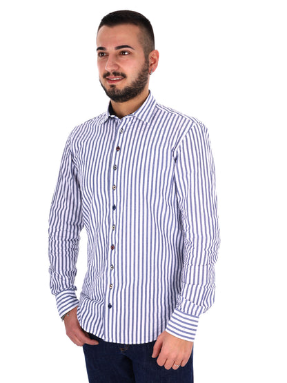 Camicia New Aria 369 da uomo per cerimonia multicolore