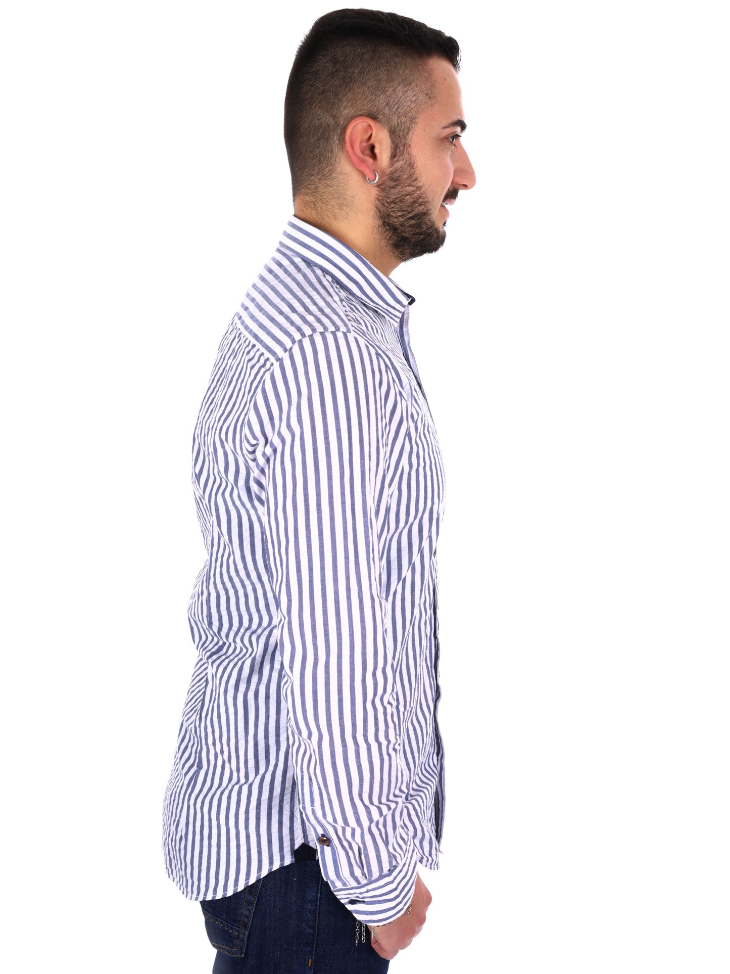 Camicia New Aria 369 da uomo per cerimonia multicolore