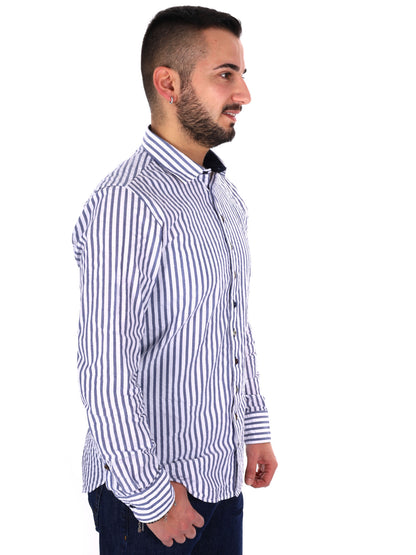 Camicia New Aria 369 da uomo per cerimonia multicolore