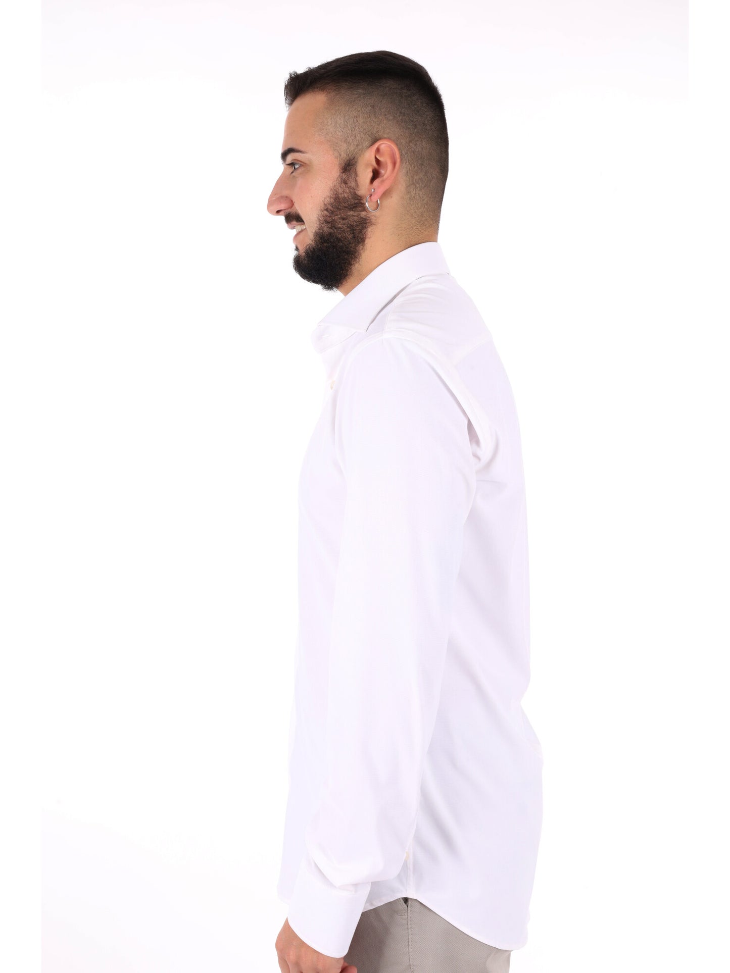 Camicia FB New Infinity da uomo bianca elegante e versatile