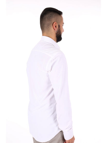Camicia FB New Infinity da uomo bianca elegante e versatile