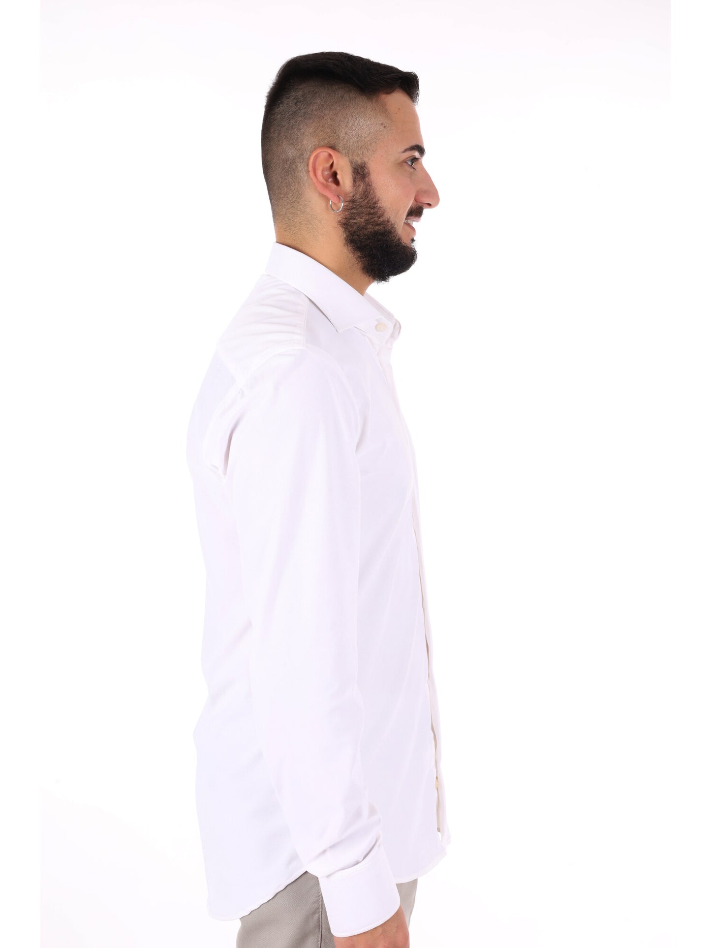 Camicia FB New Infinity da uomo bianca elegante e versatile