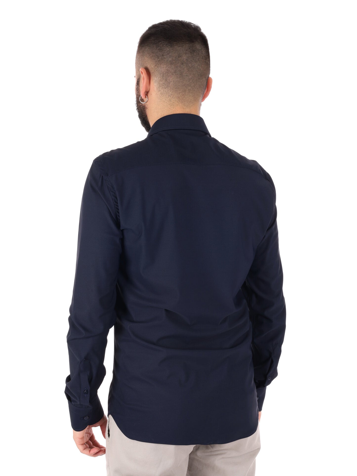 Camicia da uomo FB New Infinity in blu per la primavera-estate