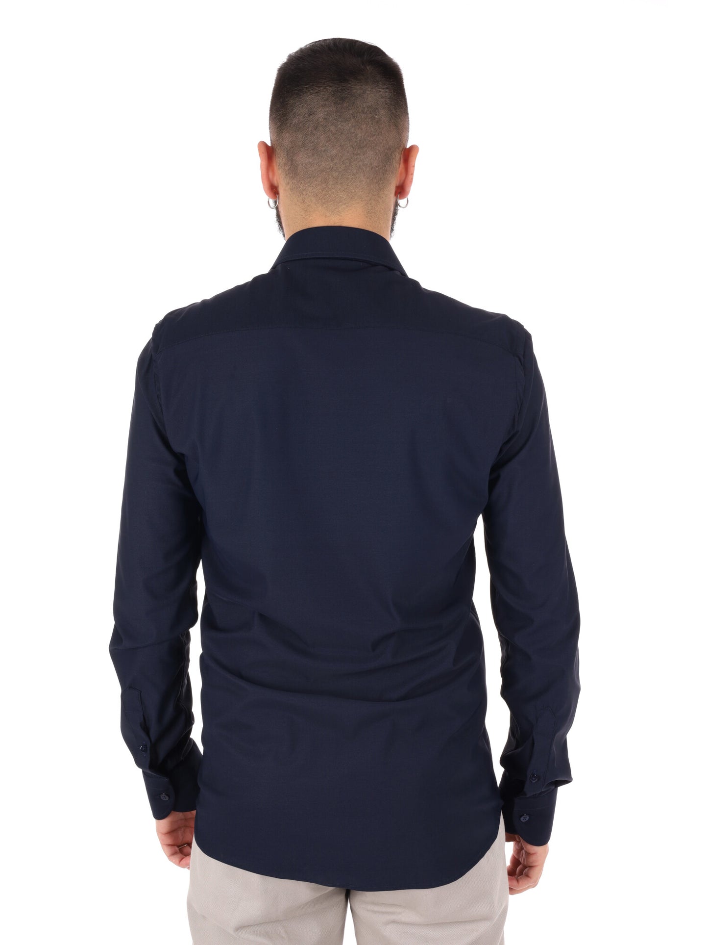 Camicia da uomo FB New Infinity in blu per la primavera-estate