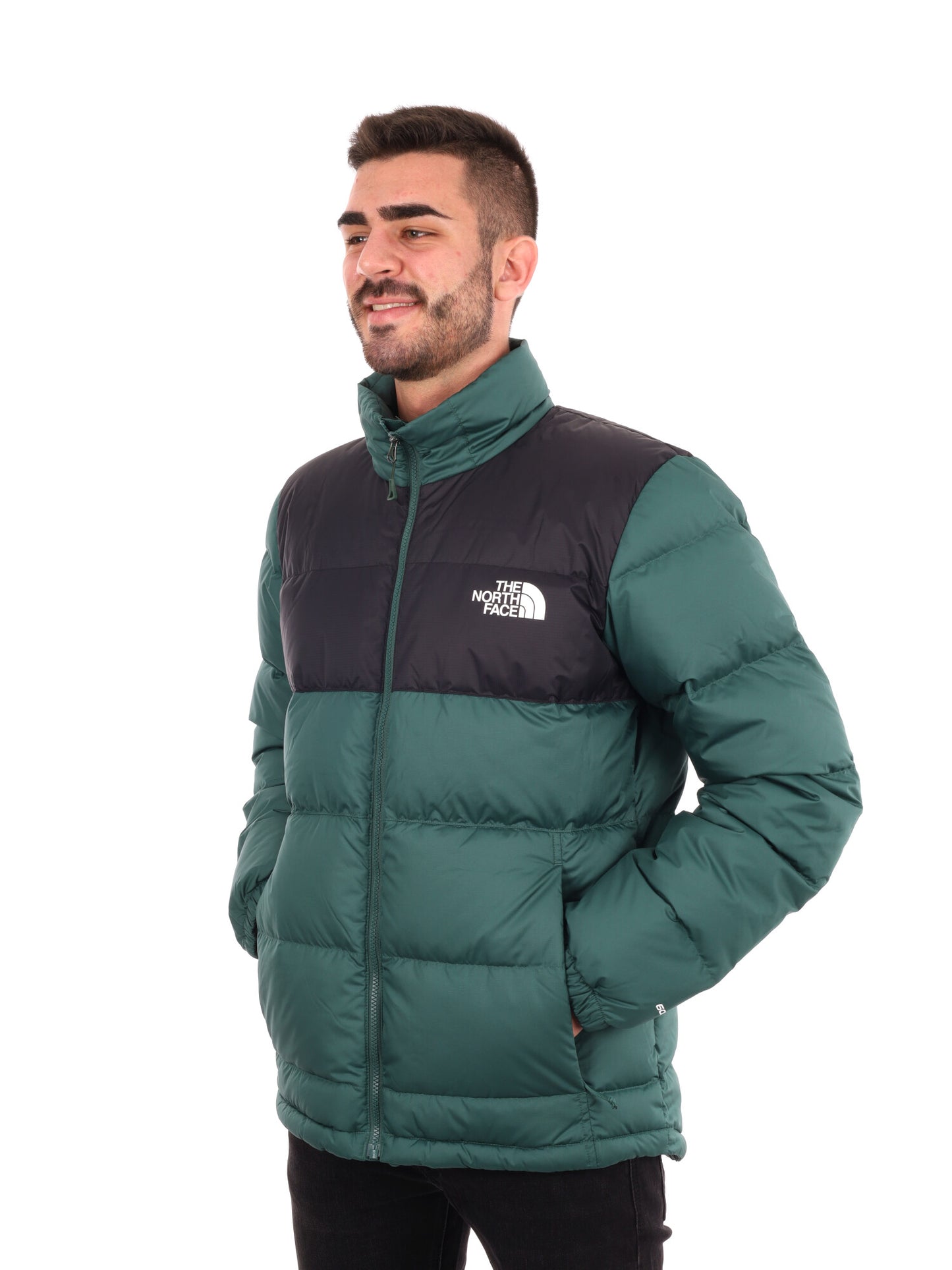 GIUBBINO EREBUS IMBOTTITO THE NORTH FACE DA UOMO NERO VERDE