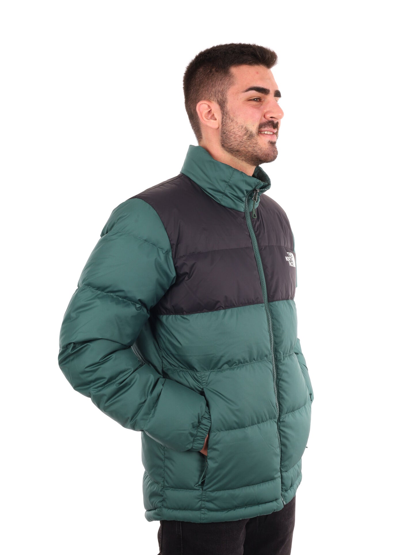 GIUBBINO EREBUS IMBOTTITO THE NORTH FACE DA UOMO NERO VERDE