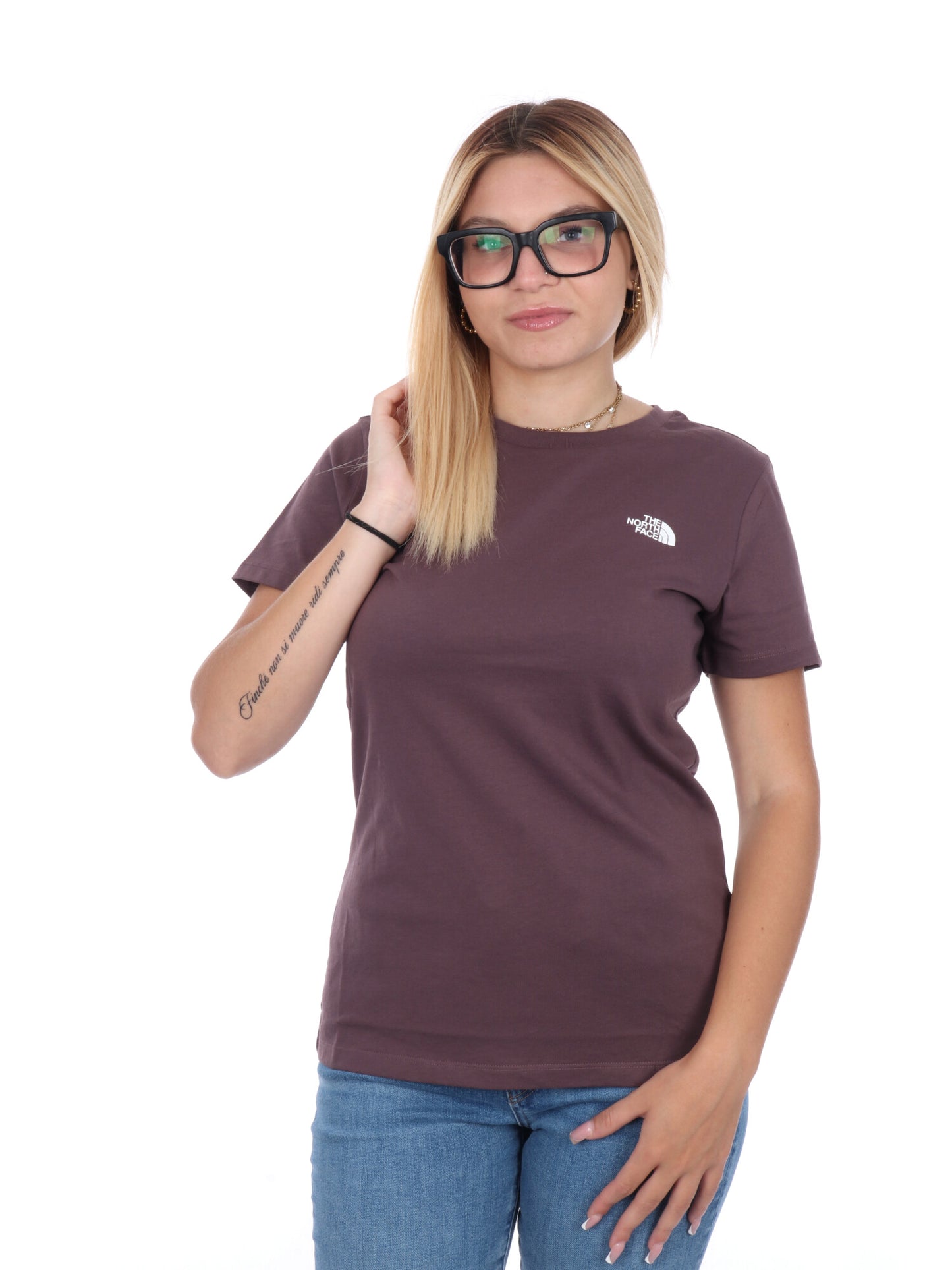 T-SHIRT SIMPLE DOME THE NORTH FACE DONNA QUARZO