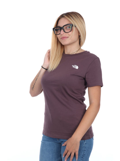 T-SHIRT SIMPLE DOME THE NORTH FACE DONNA QUARZO