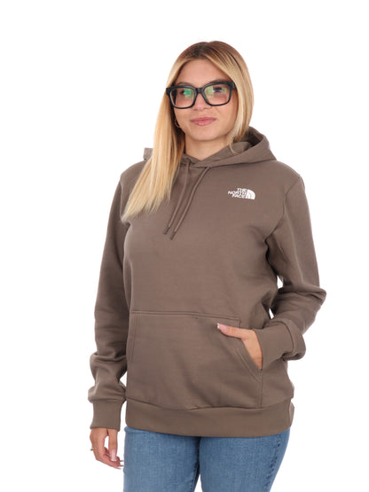 FELPA CON CAPPUCCIO THE NORTH FACE DONNA NOCCIOLA