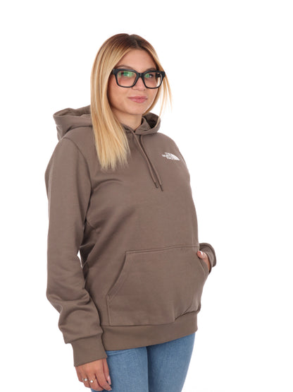 FELPA CON CAPPUCCIO THE NORTH FACE DONNA NOCCIOLA
