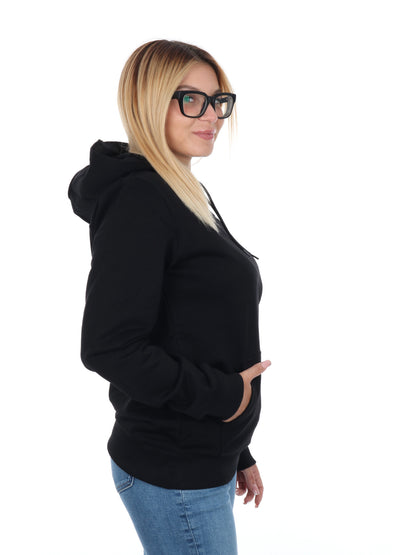 FELPA CON CAPPUCCIO THE NORTH FACE DONNA NERO