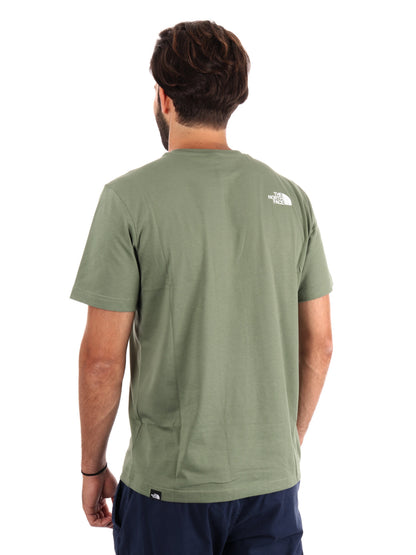 T-SHIRT EASY TEE THE NORTH FACE UOMO VERDE