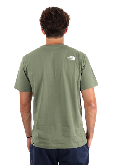 T-SHIRT EASY TEE THE NORTH FACE UOMO VERDE