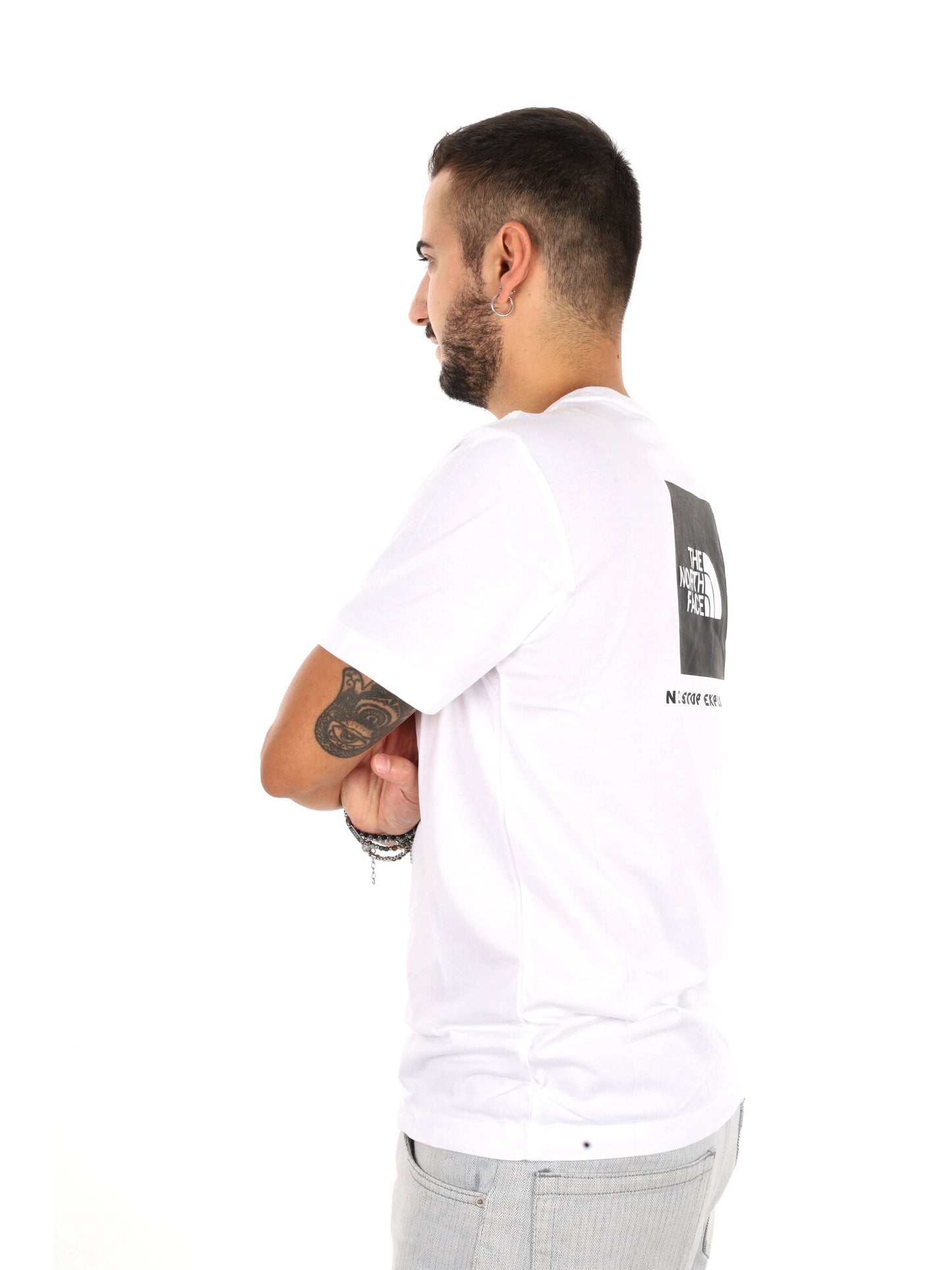 The North Face Evolution Box, t-shirt maniche corte da uomo bianca