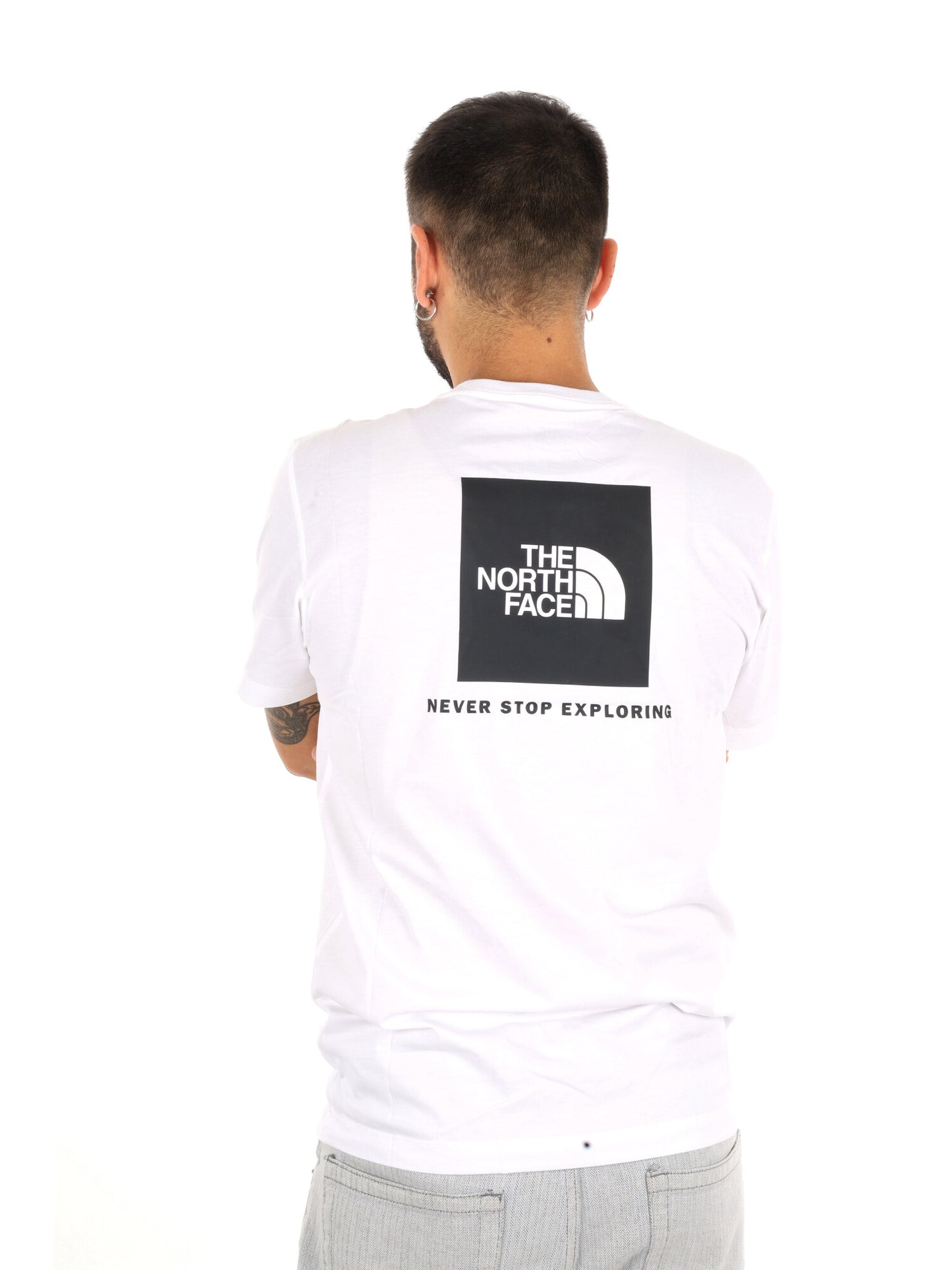 The North Face Evolution Box, t-shirt maniche corte da uomo bianca