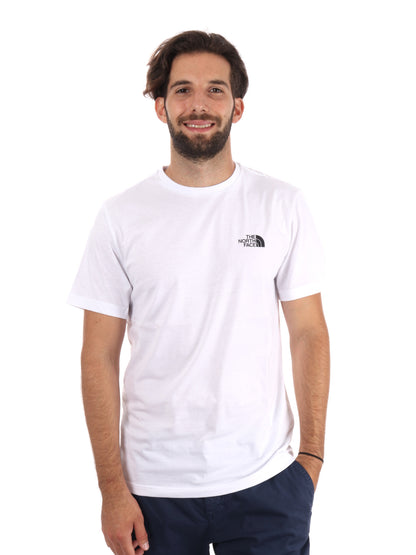 T-SHIRT BLANCA THE NORTH FACE DA UOMO BIANCO
