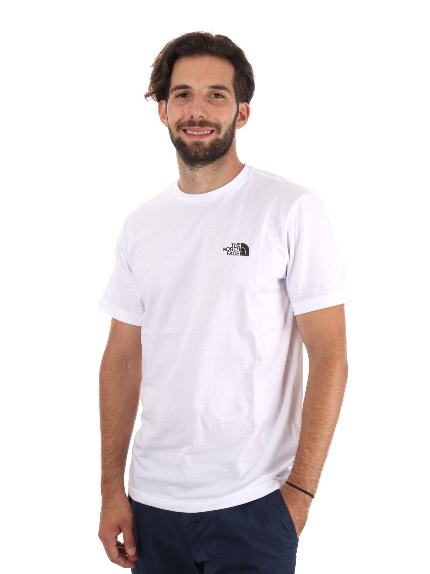 T-SHIRT BLANCA THE NORTH FACE DA UOMO BIANCO