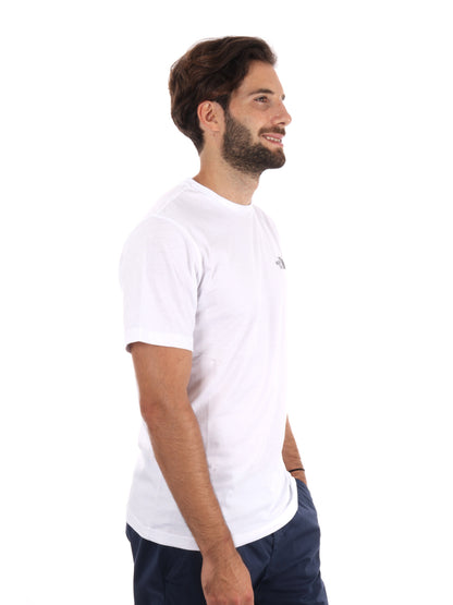T-SHIRT BLANCA THE NORTH FACE DA UOMO BIANCO