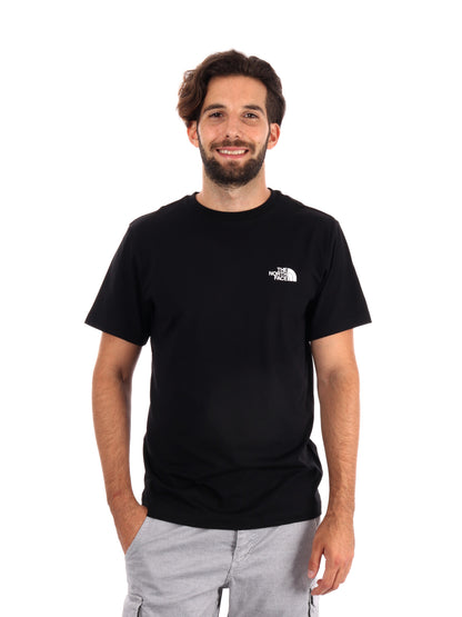T-SHIRT BLANCA THE NORTH FACE DA UOMO NERO
