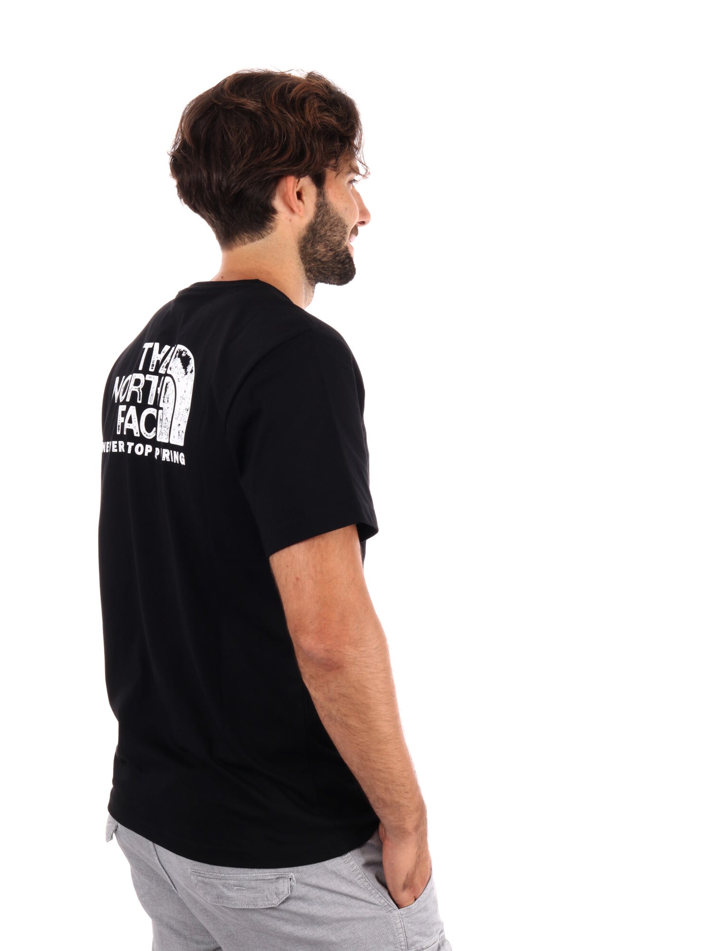 T-SHIRT BLANCA THE NORTH FACE DA UOMO NERO