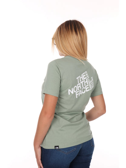 T-SHIRT GIROCOLLO BASIC DA DONNA SALVIA
