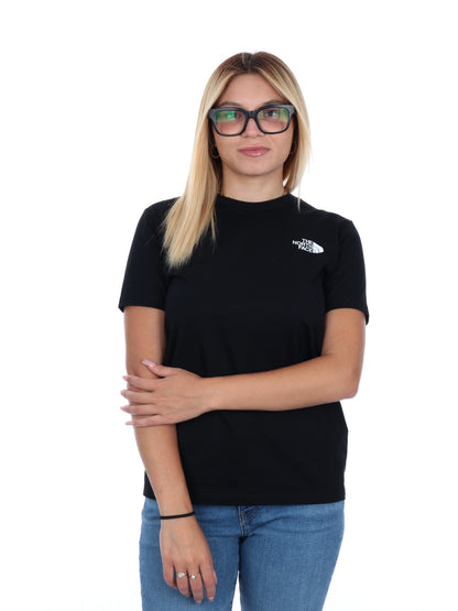 T-SHIRT GIROCOLLO BASIC DA DONNA NERO