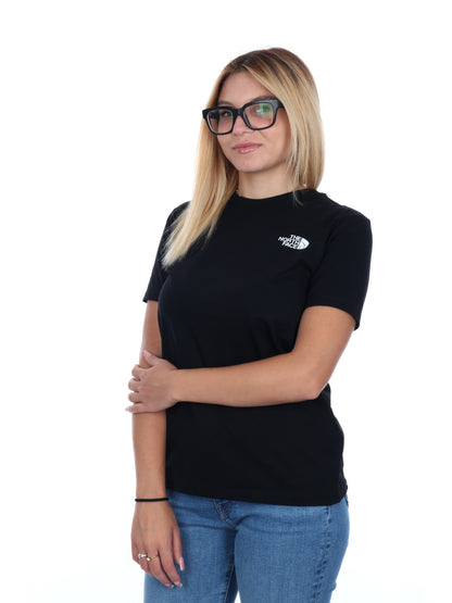 T-SHIRT GIROCOLLO BASIC DA DONNA NERO