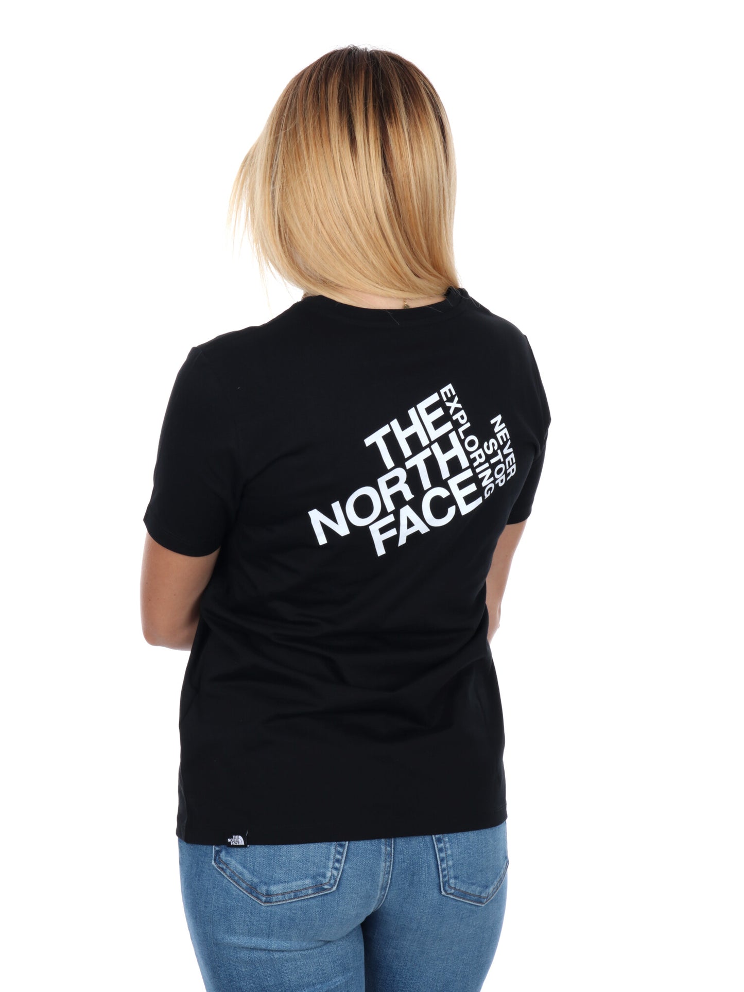 T-SHIRT GIROCOLLO BASIC DA DONNA NERO