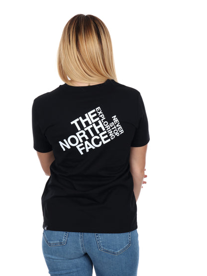 T-SHIRT GIROCOLLO BASIC DA DONNA NERO