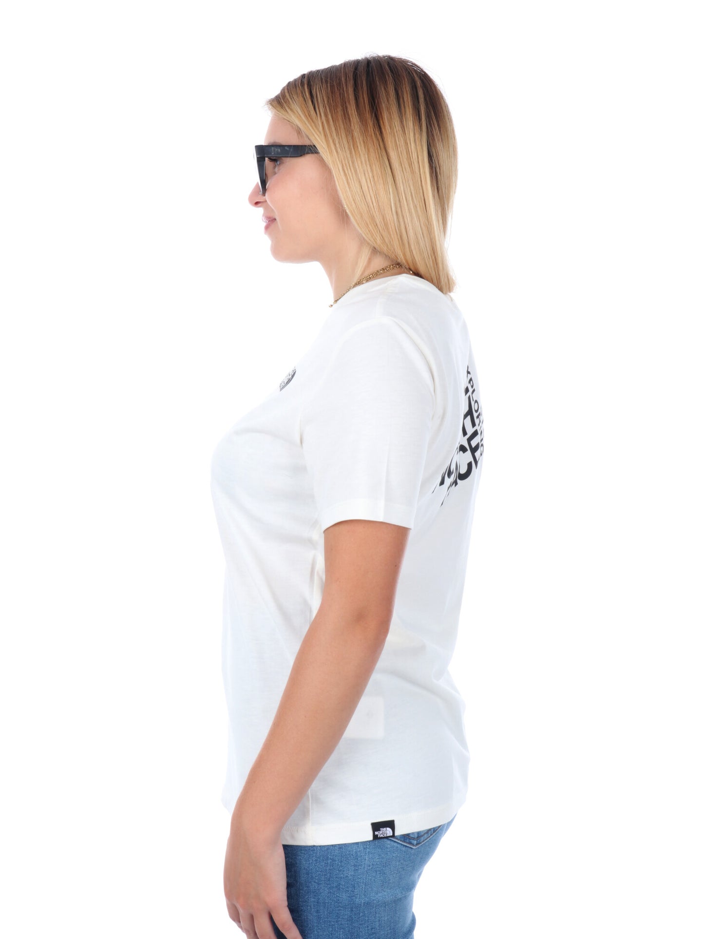 T-SHIRT GIROCOLLO BASIC DA DONNA PANNA