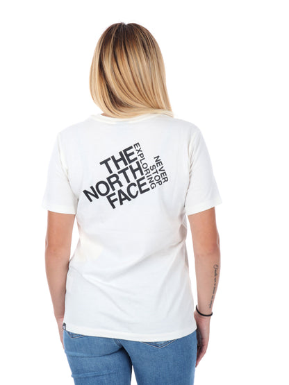 T-SHIRT GIROCOLLO BASIC DA DONNA PANNA
