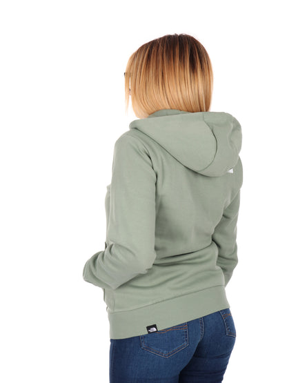 FELPA FULL ZIP E CAPPUCCIO THE NORTH FACE DA DONNA SALVIA