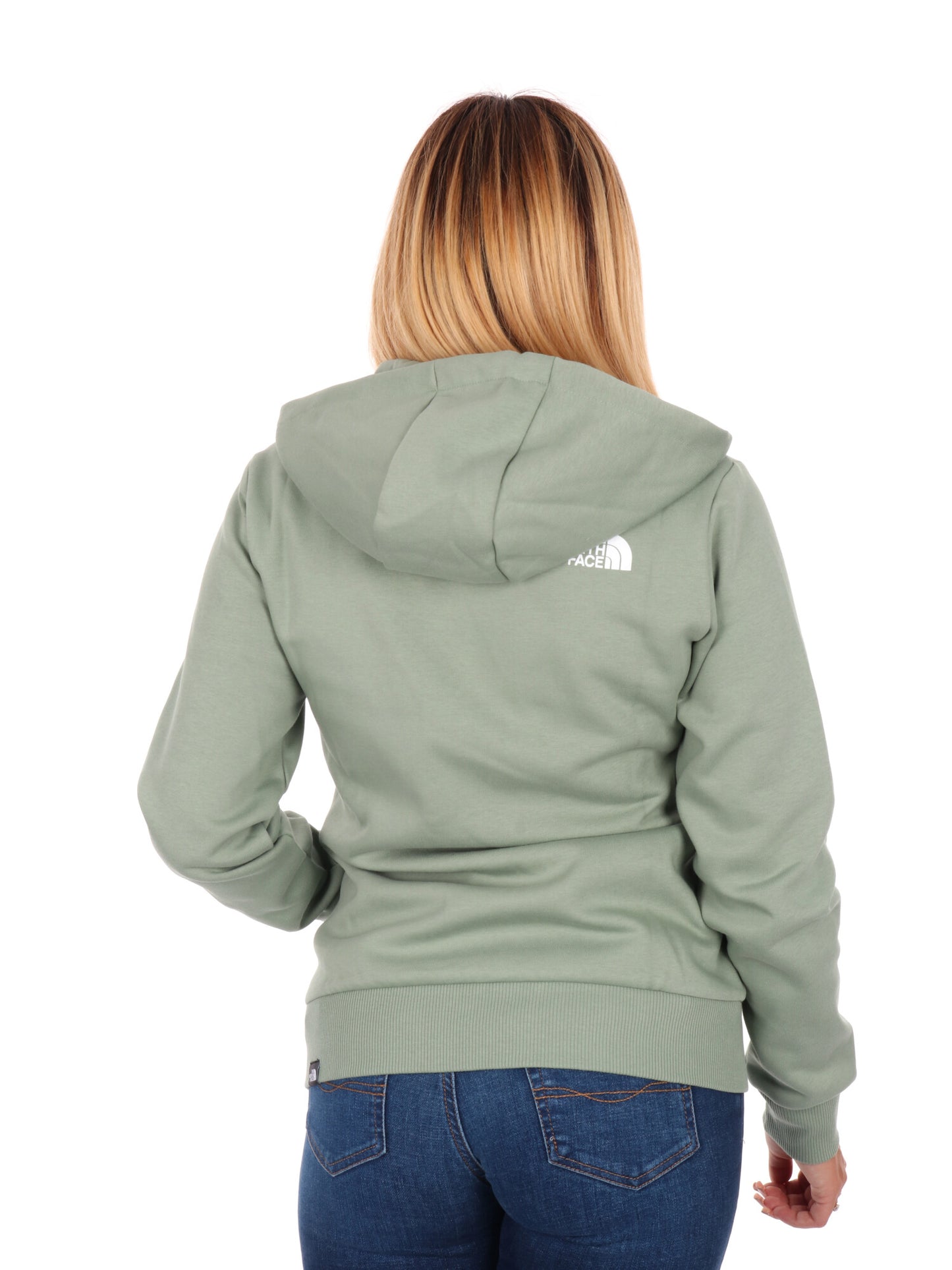 FELPA FULL ZIP E CAPPUCCIO THE NORTH FACE DA DONNA SALVIA