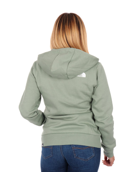 FELPA FULL ZIP E CAPPUCCIO THE NORTH FACE DA DONNA SALVIA