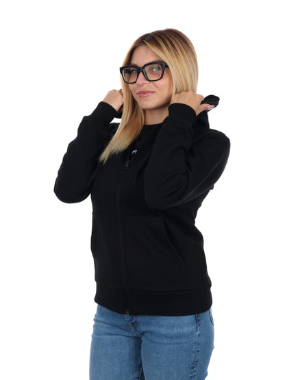 FELPA FULL ZIP E CAPPUCCIO THE NORTH FACE DA DONNA NERO