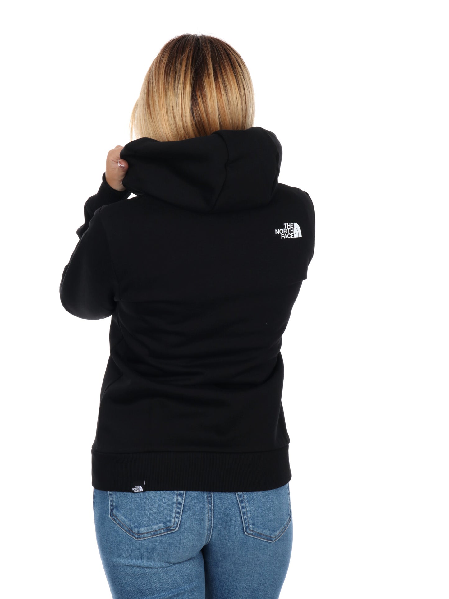 FELPA FULL ZIP E CAPPUCCIO THE NORTH FACE DA DONNA NERO