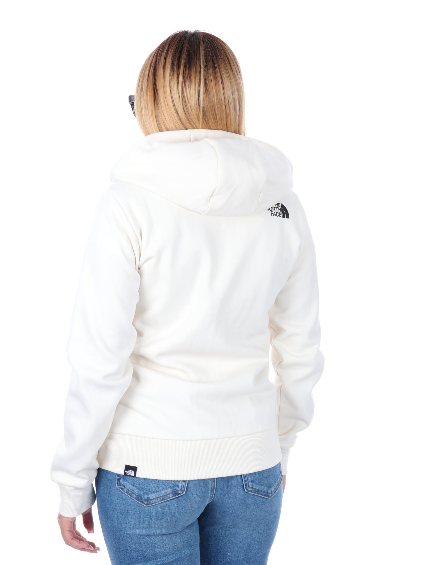 FELPA FULL ZIP E CAPPUCCIO THE NORTH FACE DA DONNA PANNA
